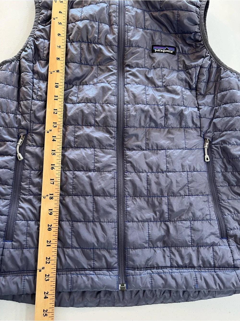 Patagonia Women’s Nano Puff Full Zip Vest Size Large Purple Primaloft STY84247 - Picture 7 of 15